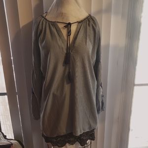 Zara denimware blouse